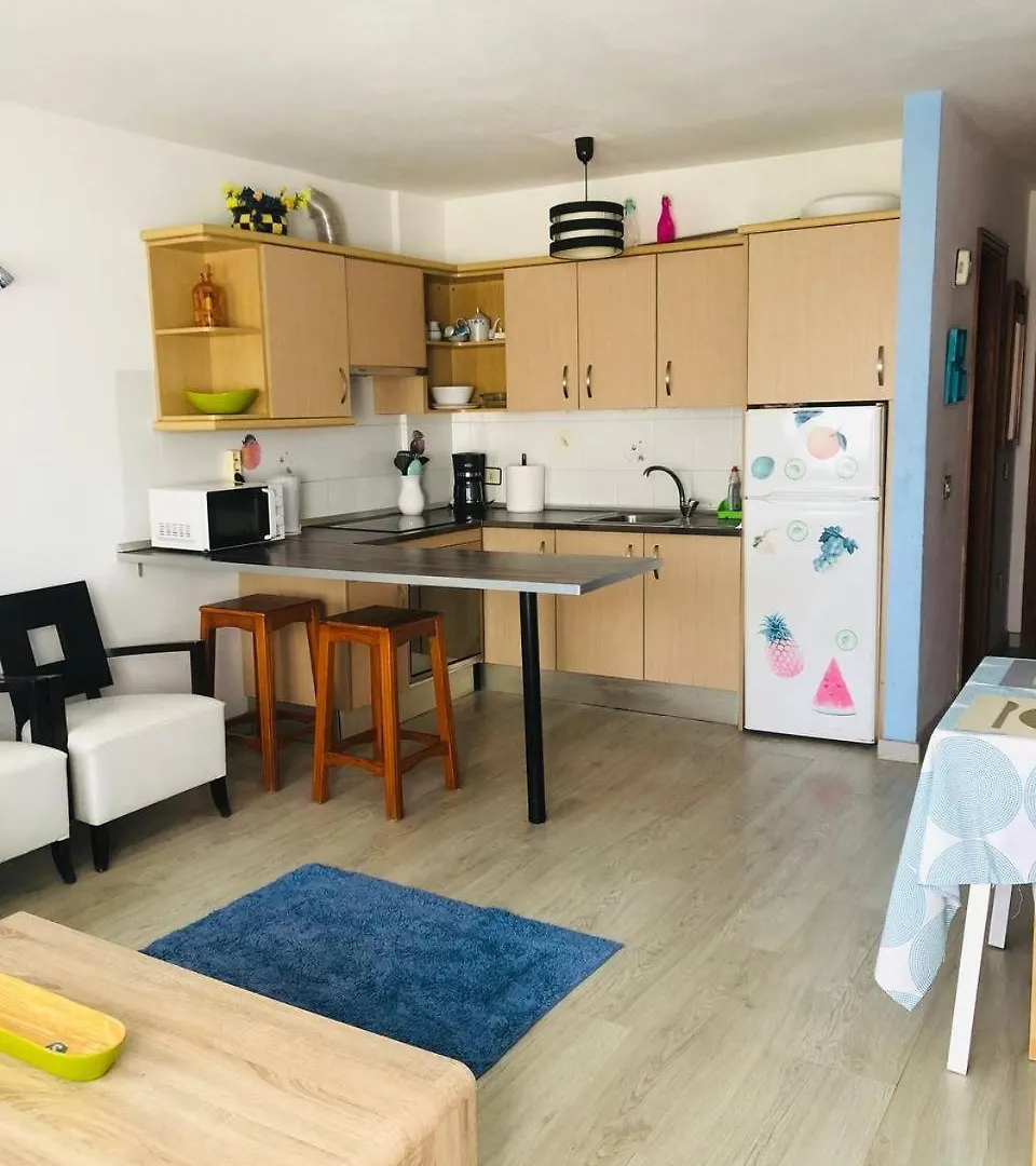 First Line Beach Apartment With Ocean View La Arena Puerto de Santiago